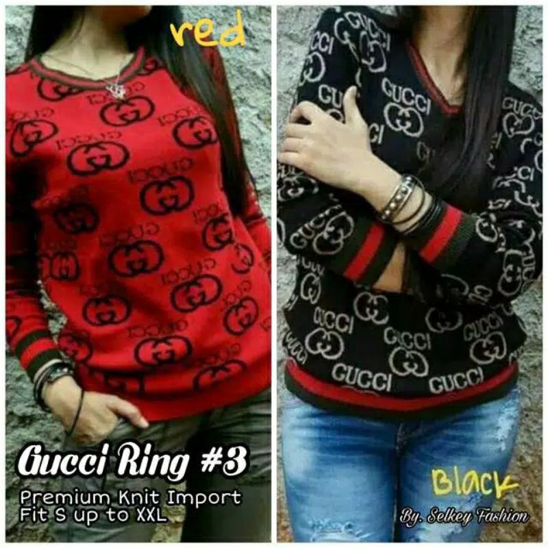เสื ้ อสเวตเตอร ์ Gucci ring 3 โดยแฟชั ่ น selkey