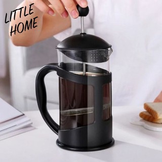 LITTLEHOME XT-11 กาชงกาแฟ (สีดำ) เหยือกชงกาแฟ ที่ชงกาแฟ French Press 350 ml กาแฟ กากาแฟ กาน้ำชา (A)