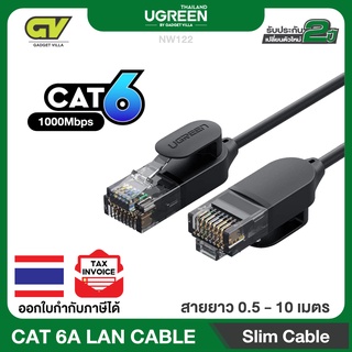 ราคาUGREEN รุ่น NW122 สายแลน Cat 6A LAN Cable 10Gbps Ethernet Cable Gigabit RJ45 Network Lan  รองรับ 1Gbps