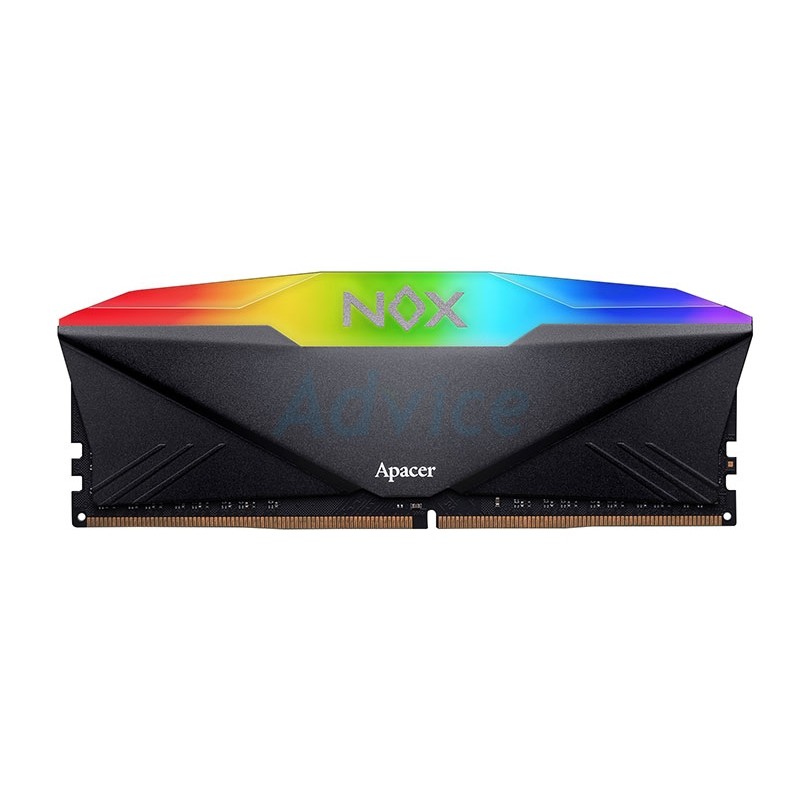 8GB (8GBx1) DDR4/3200 RAM PC (แรมพีซี) Apacer NOX RGB ประกัน LT.