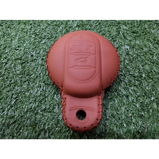 ซองหนังแท้เข้ารูป รุ่น F (Molded Leather Key Fob Case) Brown น้ำตาล [สำหรับ Gen3 NEW MINI รุ่น F54/F55/F56/F57/F60]