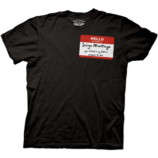 HOT SALINGเสื้อยืดผ้าฝ้ายเสื้อยืด พิมพ์ลาย Hello My Name Is Princess Bride สําหรับผู้ชาย S-5XL