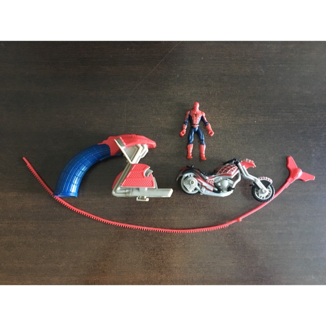 Hasbro Marvel Spider-Man 3 Webworld Racers Spider-Man Street Spider Motorcycle Tobey Maguire Friendl