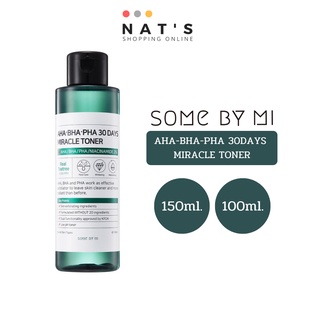 (ฉลากไทย/ของแท้/พร้อมส่ง) Some By Mi AHA-BHA-PHA 30 Days Miracle Toner. มีให้เลือก 2 ขนาด