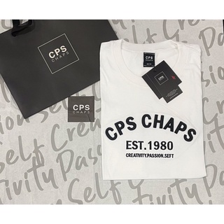 🌈เสื้อยืดแขนสั้น งานปัก-งานป้าย CPS คอตตอน 100% ชาย/หญิง S M L XL(No.55)