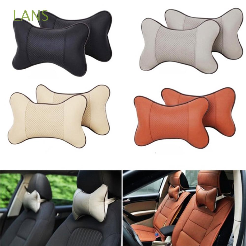 Cotton Comfortable Safety Bone Leather Car Seat Headrest lansel.th