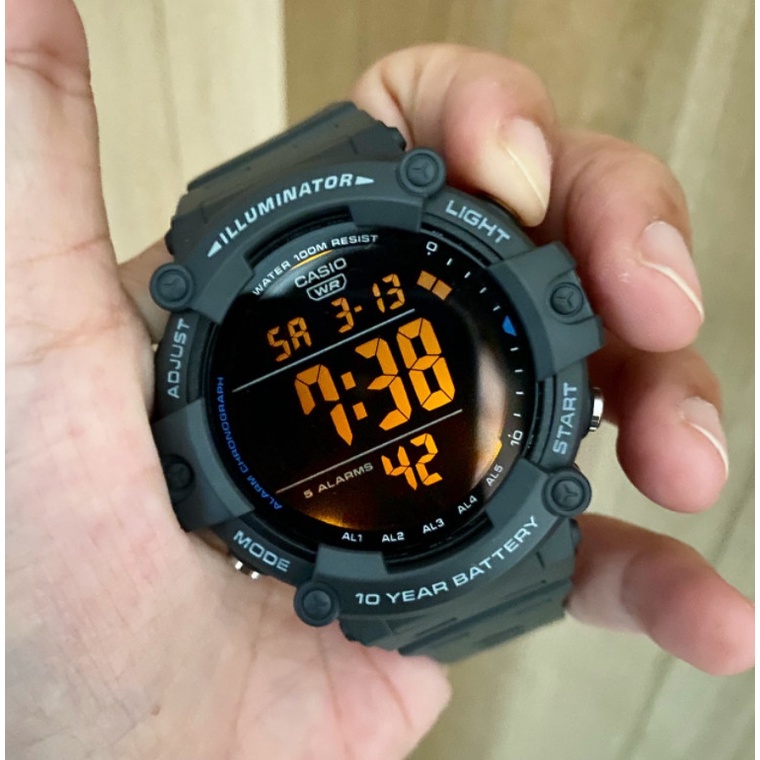แท้แน่นอน 100% หายากสุดๆ Casio AE-1500-8B อุปกรณ์ครบทุกอย่างพร้อมใบรับประกัน CMG ประหนึ่งซื้อจากห้าง