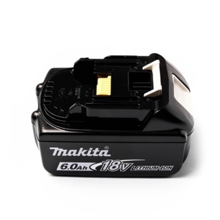 MAKITA แบตเตอรี่ลิเธียมไอออน 18 โวลต์ ความจุ 6.0 แอมป์ รุน BL1860B(6AH)