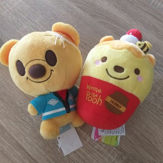 หมีพูห์ Pooh ตุ๊กตามือสองญี่ปุ่น สภาพสวย