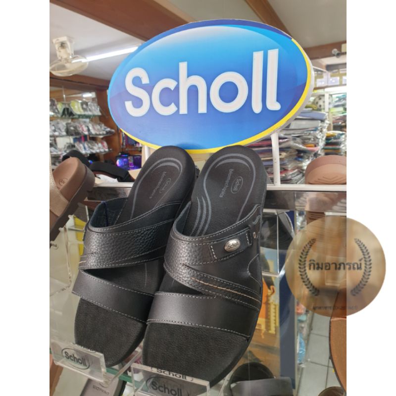Scholl  FEO รองเท้าหนังสกอลล์รุ่น เฟโอ สวมสำหรับผู้ชาย #4