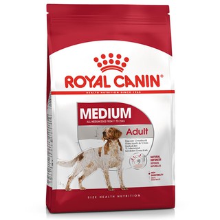 Royal Canin Medium Adult💥อาหารสุนัข แบบเม็ด สำหรับสุนัขโต พันธุ์ขนาดกลาง