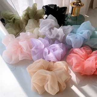 [[พร้อมส่ง]] ยางมัดผมตาข่าย ไซส์จัมโบ้