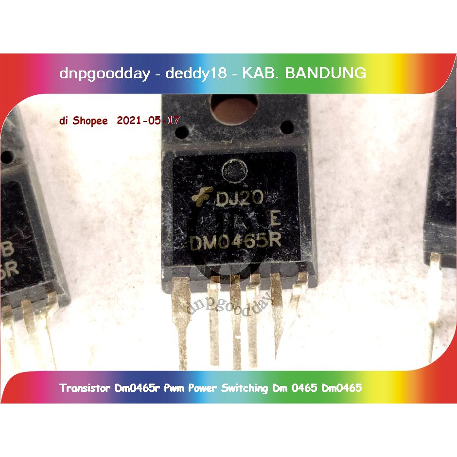 ทรานซิสเตอร์ Dm0465r Pwm Power Switching Dm 0465 Dm0465