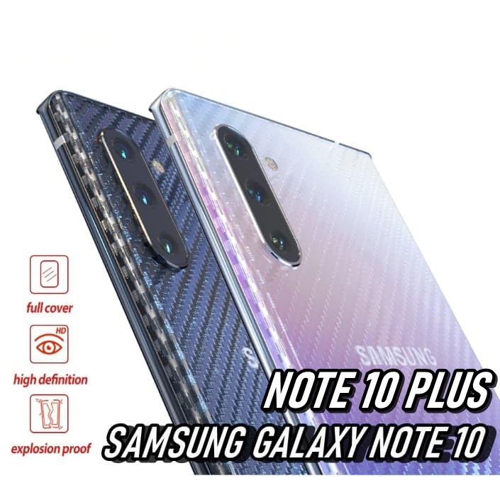 ฟิล์ม ฟิล์มหลัง กันรอยด้านหลังเครื่อง เคฟล่า เคฟร่า SAMSUNG GALAXY NOTE 10 / NOTE 10 PLUS