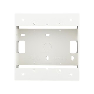Wiring box WALL BOX T-PLUS HBW 2 G 4X4” WHITE Conduit, accessories Electrical work กล่องสายไฟ กล่องลอย T-PLUS HBW 2 G 4x