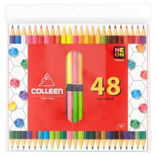 สีไม้ Colleen รุ่น 787 สองหัว 48 สี