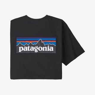 🔥 เสื้อยืดแขนสั้น พิมพ์ลายโลโก้ภูเขา Patagonia Patagonia P-6 สไตล์คลาสสิก แฟชั่นฤดูร้อน สําหรับผู้ชาย และผู้หญิง 38504