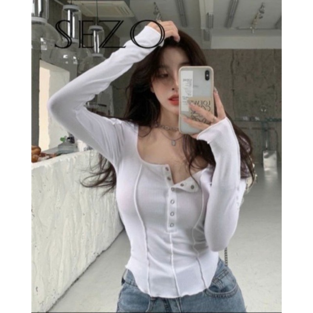 เสื้อกระดุมแขนยาว alohashop91