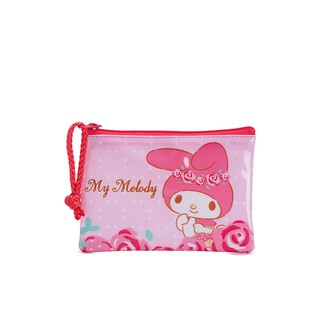 SANRIO ซองใส่เหรียญ My Melody Rose สีชมพู แฟ้ม เครื่องเขียน