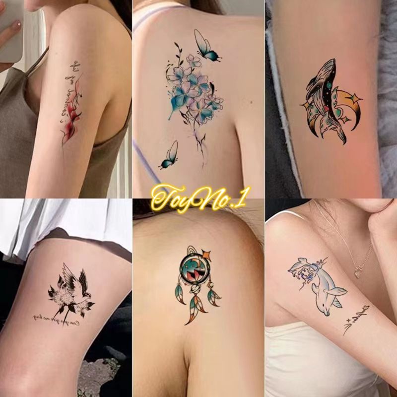 ToyNo.1​ ​พร้อ​มส่ง​ ​"tattoo-1" รอยสักชั่วคราว tatoo ลายน่ารักมีหลายแบบให้เลือก