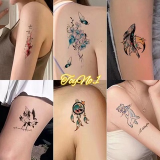 ToyNo.1​🧸​พร้อ​มส่ง​🧸​"tattoo-1" รอยสักชั่วคราว tatoo ลายน่ารักมีหลายแบบให้เลือก