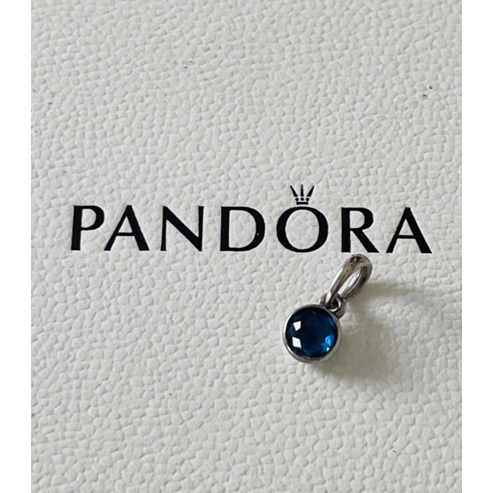 Pandora แท้💯% จี้สีฟ้า