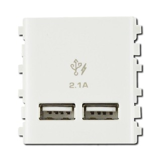 เต้ารับ USB SCHNEIDER 3032USB_WE 2.1A 2ช่อง SOCKETS USB SCHNEIDER 3032USB_WE 2.1A 2OUTLETS