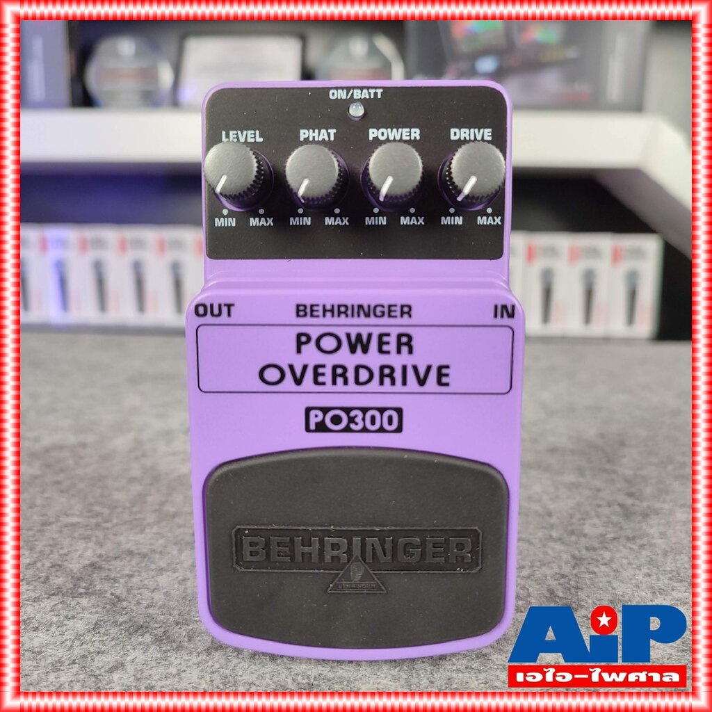 BEHRINGER PO300 เอฟเฟคกีต้าร์ Power Overdrive PO 300 PO-300 เอฟเฟค กีต้าร์ effect guitar +++