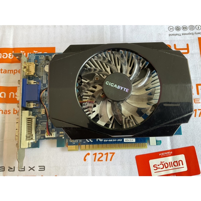 การ์ดจอ มือสอง Gigabytes GT630 2G DDR3 ตำหนิคราบเกลือ