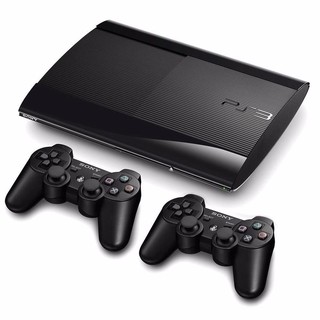 (พิม NEWGAME ในช่องโค้ดส่วนลด)PS3 500GB FREE 2 แท้ รุ่น SuperSlim - Black พร้อมเกมเต็มความจุในเครื่อง