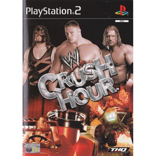 WWE Crush Hour (Europe) PS2 แผ่นเกมส์ps2 แผ่นเกมเพล2 เกมps2 เกมมวยปล้ำ wweps2