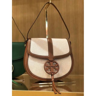 กระเป๋าสะพายข้าง Tory Burch miller canvas quadrant saddlebag อีกรุ่นที่ฮิตไม่แพ้กันอย่าง quadrant Saddle Bag