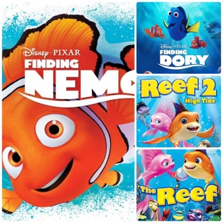 DVD หนังการ์ตูน-น้องปลาผจญภัย ☆Nemo☆Dory☆Reef☆Reef2 - มัดรวม 4 เรื่องแสนสนุก #แพ็คสุดคุ้ม