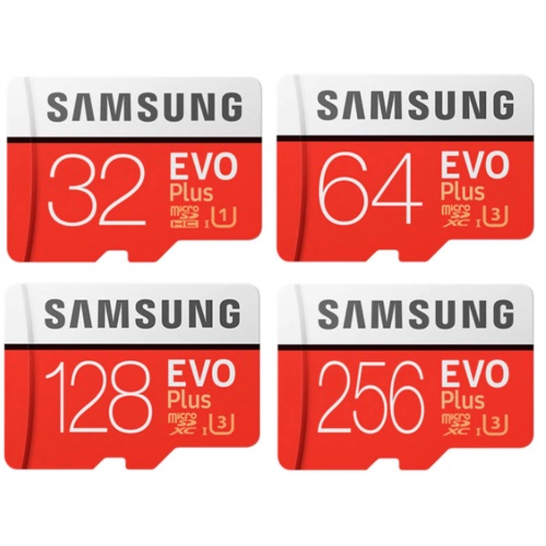 Samsung EVO Plus Micro SD Card 32GB 64GB 128GB 256GB Class 10 SDHC Memory Card