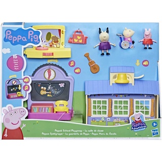 Peppa Pig Peppa’s Adventures Peppas School Playgroup Preschool Toy, with Speech and Sounds