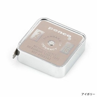 Penco Pocket Measure Ivory / ตลับเมตร สีงาช้าง แบรนด์ Penco จากประเทศญี่ปุ่น (HGZ111-IV)