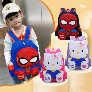 กระเป๋าการ์ตูนสำหรับเด็ก Kids Cute Toddler Bag Spiderman Beg Sekolah Kartun luggage bag