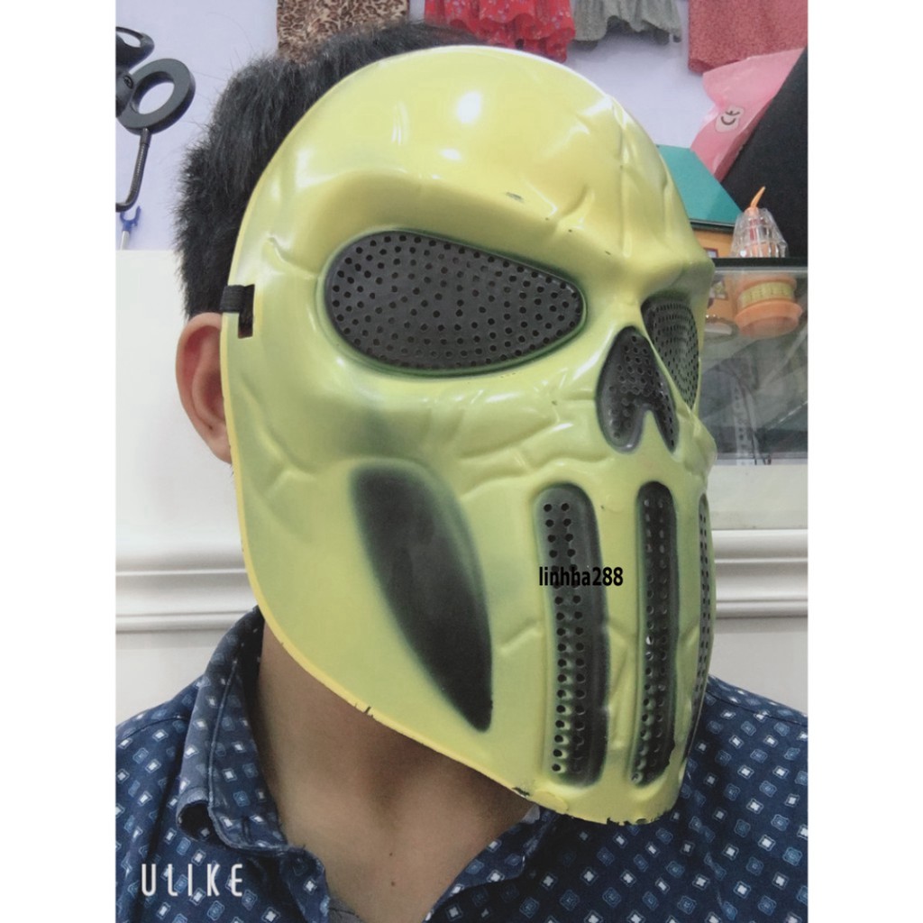 [MAKEUP MASK] FACE MASK - มาส์กหน้านักรบ Chieftain Horror CS