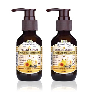 {SET ดีX2} เซรั่มบำรุงผมเร่งด่วน‼️ ไม่ง้อที่หนีบ Natures Love Rescue Serum "เซรั่มฟื้นฟูเส้นผมแห้ง-เสีย-ฟูมากเป็นพิเศษ"