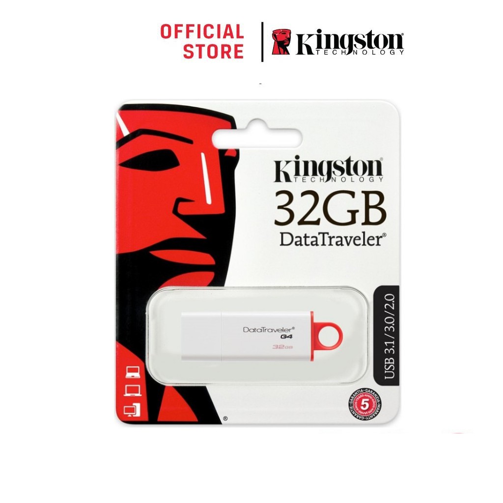 Kingston 32gb Datatraveler G4 Usb 30 Flash Drive Dtig432gb Shopee Thailand 4452