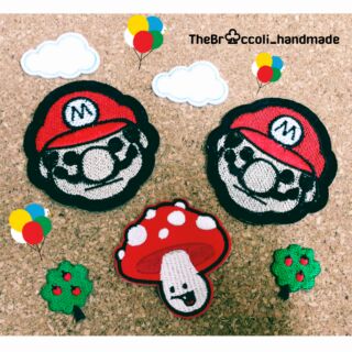 ตัวรีดติดเสื้อลายมาริโอ้ Mario &amp; mushroom