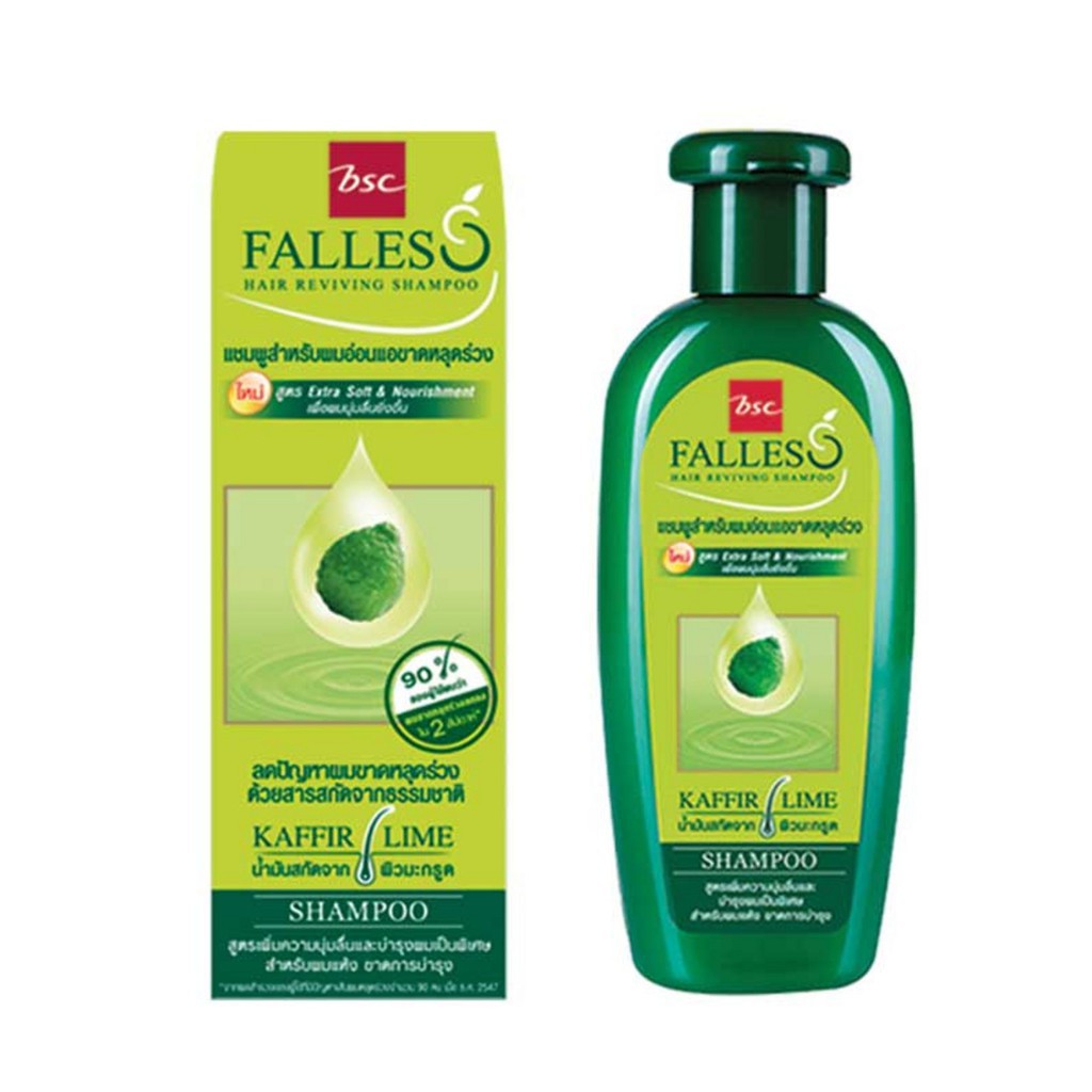 แชมพู BSC falless KAFFIR LIME บีเอสซี ฟอลเลส แชมพู แชมพูมะกรูด 300ml.