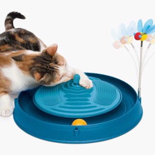 Catit Circuit Ball Toy with Catnip Massager