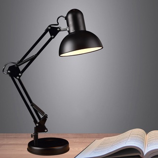 โคมไฟตั้งโต๊ะ โคมไฟอ่านหนังสือ โคมไฟ  ปรับระดับได้รอบทิศทาง ขั้วหลอด E27 Table Lamps IPM