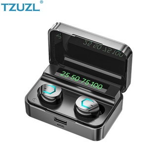 Tzuzl M36 TWS หูฟังบลูทูธไร้สาย TWS HIFI หูฟังสเตอริโอ พร้อมไมโครโฟนชาร์จ สําหรับเล่นเกม โทรศัพท์