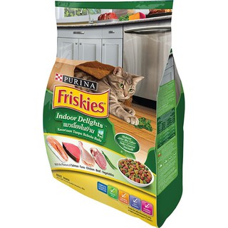 FRISKIES Indoor Delights ฟริสกี้ส์ อินดอร์ ดีไลท์ อาหารแมว สูตรควบคุมก้อนขน ขนาด 2.8 กิโลกรัม