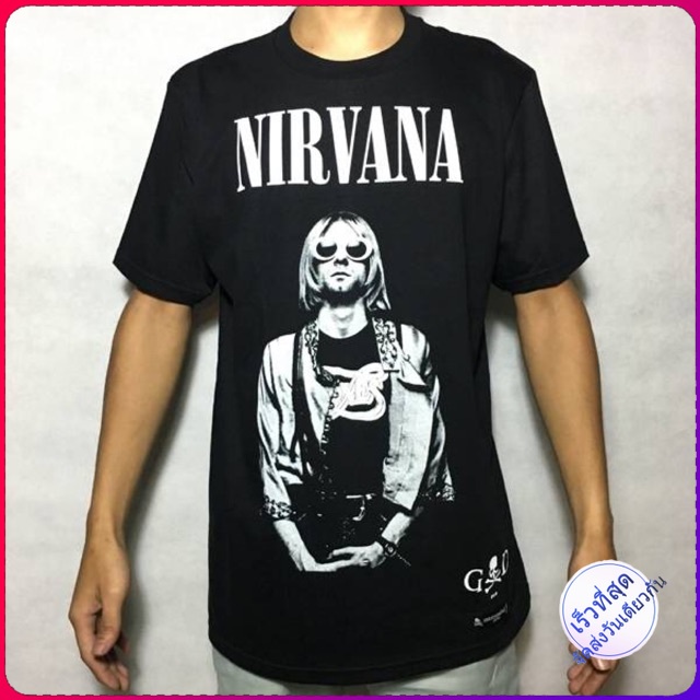 เสื้อวง Nirvana x Mastermind x Fear Of God เสื้อยืดวงร็อค