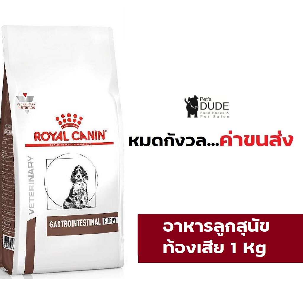 Royal canin Gastrointestinal Puppy 1 Kg. สำหรับลูกสุนัขโรคลำไส้-ถ่ายเหลว