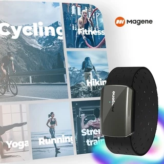 Magene H803 Sensor Armband Dual Mode ฟิตเนสกลางแจ้ง Bluetooth Ant Sensor พร้อมสายรัดแขน