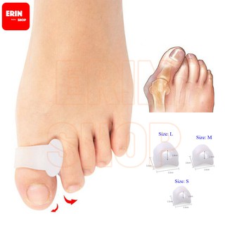 Toe Separator ที่คั่นนิ้วเท้าแบบแหวนแยกนิ้วเท้าสำหรับนิ้วเท้าที่ทับซ้อนกัน ตาปลา 3 คู่ใน 1 แพ็ค Size S, M และ L